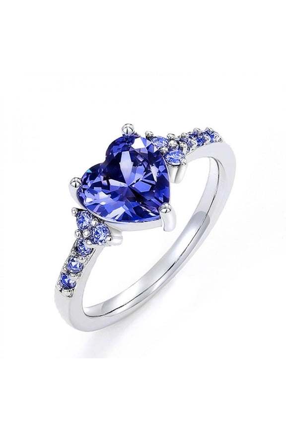 Classic Party Proposal For Her Gift for Wife Lightweight High Quality Cubic Zirconia CZ Ring Elegant Gift With Gift Packaging