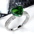 thumbnail image 1 of PULABO Classic Proposal Cocktail Ladies For Women Dazzling Comfortable Fit CZ AAA Zircon Ring Thoughtful Surprise Gift Box Included, 1 of 9