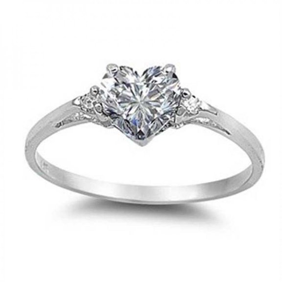 PULABO Classic Proposal Cocktail Ladies For Women Dazzling Comfortable Fit CZ AAA Zircon Ring Thoughtful Surprise Gift Box Included