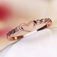 thumbnail image 1 of PULABO Elegant Valentine's Day Cocktail For Women Ladies Lightweight Comfortable Fit AAA Zircon CZ Ring Ideal Jewelry Gift Gift Box Included, 1 of 9
