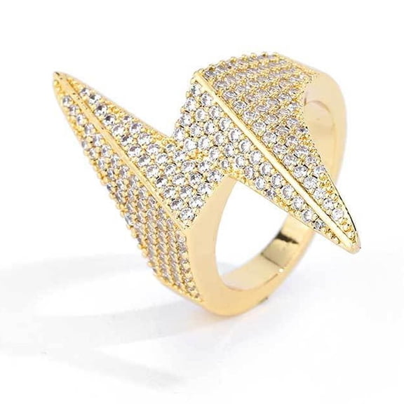 PULABO Mens Comfort Fit Titanium CZ Wedding Band Fashion Statement Engagement Ring With White Gift Box Packaging