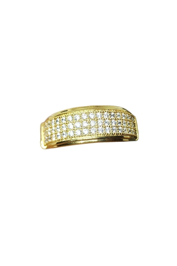 Mens Titanium Ring Wedding Band Cubic Zirconia Fashion Couple Wedding Rings Lover Holiday Gift Three Ring Set With Gift Box
