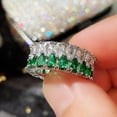 thumbnail image 1 of PULABO Modern Engagement Promise Ring Ladies For Her High Quality Comfortable Fit Cubic Zirconia CZ Ring Elegant Gift Comes in Elegant Box, 1 of 9
