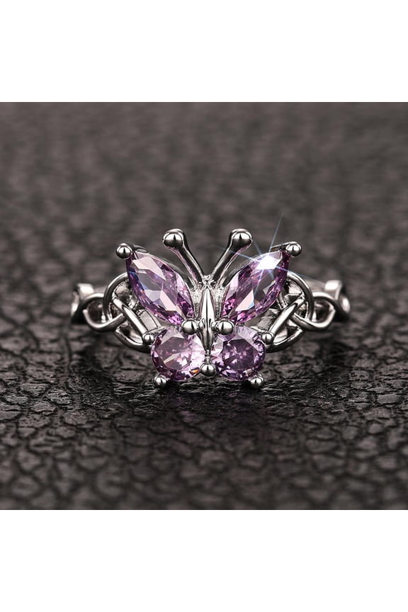 Modern Promise Ring Bridal For Her Ladies Comfortable Fit High Quality AAA Zircon CZ Ring Thoughtful Surprise With Gift Packaging