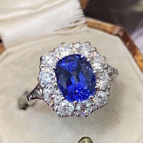 PULABO Modern Promise Ring Party For Women Ladies Comfortable Fit Sparkling CZ AAA Zircon Ring Ideal Jewelry Gift With Gift Packaging
