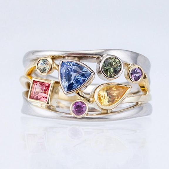 PULABO With handcrafted details Wedding Anniversary Ladies For Her Dazzling Shiny AAA Zircon Cubic Zirconia Ring Perfect Present With Gift Packaging