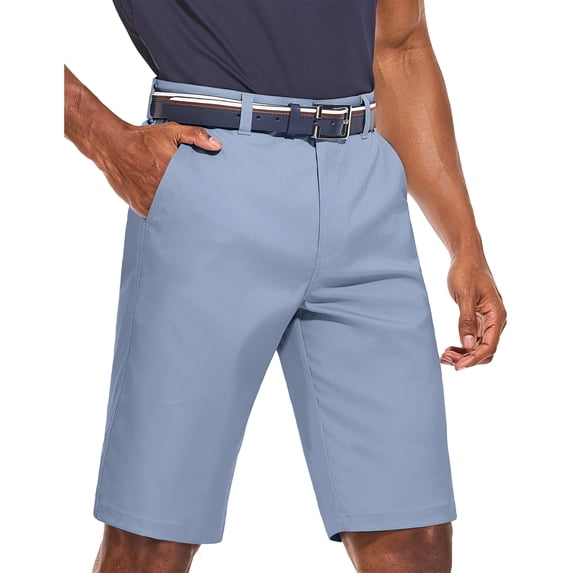 PULI Men’s Golf Shorts 12" Inseam Lightweight Stretch Quick-Dry Hiking Casual Dress Work Hybrid Shorts with Pockets