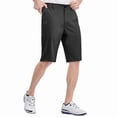 thumbnail image 1 of PULI Men’s Golf Shorts 12" Inseam Lightweight Stretch Quick-Dry Hiking Casual Dress Work Hybrid Shorts with Pockets, 1 of 6