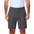 thumbnail image 1 of PULI Men's Golf Shorts 7" Inseam Stretch Lightweight Hybrid Performance Shorts with Secure Zip Pockets for Golf, Travel and Casual Wear, 1 of 6