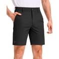 thumbnail image 1 of PULI Men’s Golf Shorts 9" Inseam Stretch Water-Resistant Quick Dry 5 Pockets Casual Travel Hiking, 1 of 7