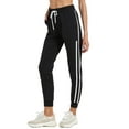 thumbnail image 1 of PULI Women's Pants Running Jogger Sweatpants with Pockets （Black M）, 1 of 7