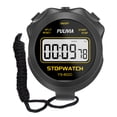 thumbnail image 1 of PULIVIA Digital Silent Stopwatch – Simple Timer for Running, Swimming, Racing, Jump Rope, and More – Large Display, Lightweight, Water-Resistant, with Lanyard – Black, 1 of 7