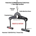 thumbnail image 1 of PULL FORCE 'Freestyle Motion' Seated Row Handles, 1 of 4