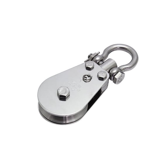 PULL-PRO SA BOW SHKL BLK LOLOAD, 3/16" W, 2.0", BU, 316SS