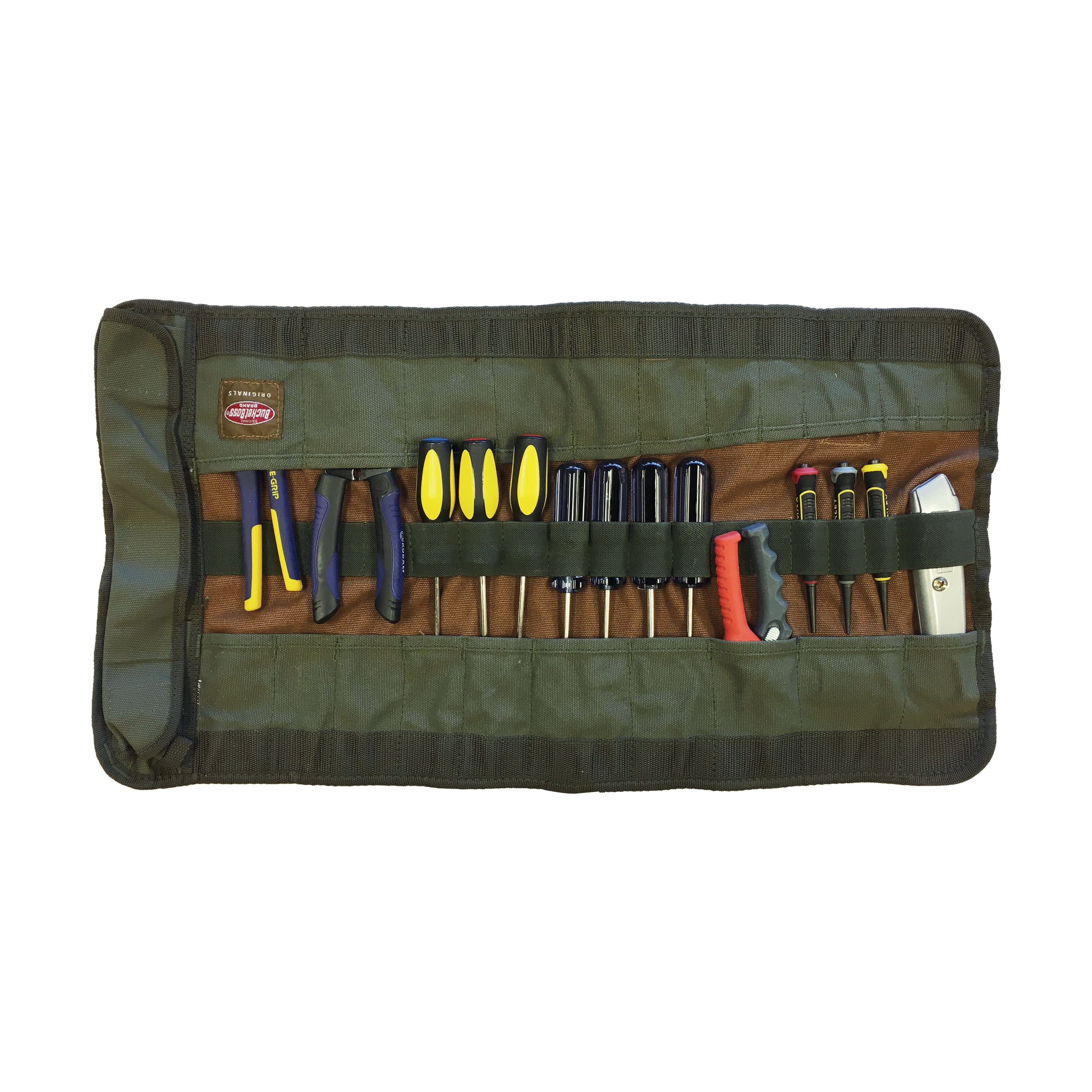 Bucket Boss Tool Roll in Heavy Duty Duckwear Canvas in Brown 70004 Walmart