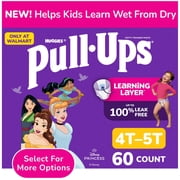 Pull-Ups Girls Potty Training Pants, 4T-5T 38-50 lbs, 60 Count Select for More