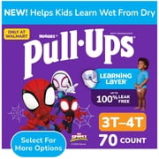 Pull-Ups Boys Potty Training Pants, 3T-4T (32-40 lbs), 70 Count (Select for More)