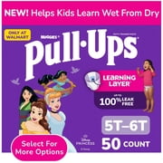 Pull-Ups Girls Potty Training Pants, 5T-6T 46-60 lbs, 50 Count Select for More