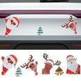 thumbnail image 1 of PULLIMORE 1 Set Christmas Themed Car Magnetic Stickers Santa Claus Reflective Decals Xmas Decorations Soft Glue Refrigerator Sticker, 1 of 7
