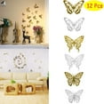 thumbnail image 1 of PULLIMORE 12 Pcs 3D Butterfly Wall Stickers Butterflies Wall Decorations DIY Art Decor for Home Bedroom Living Room TV Background Wall Kitchen Fridge Window&nbsp;(Silver), 1 of 9
