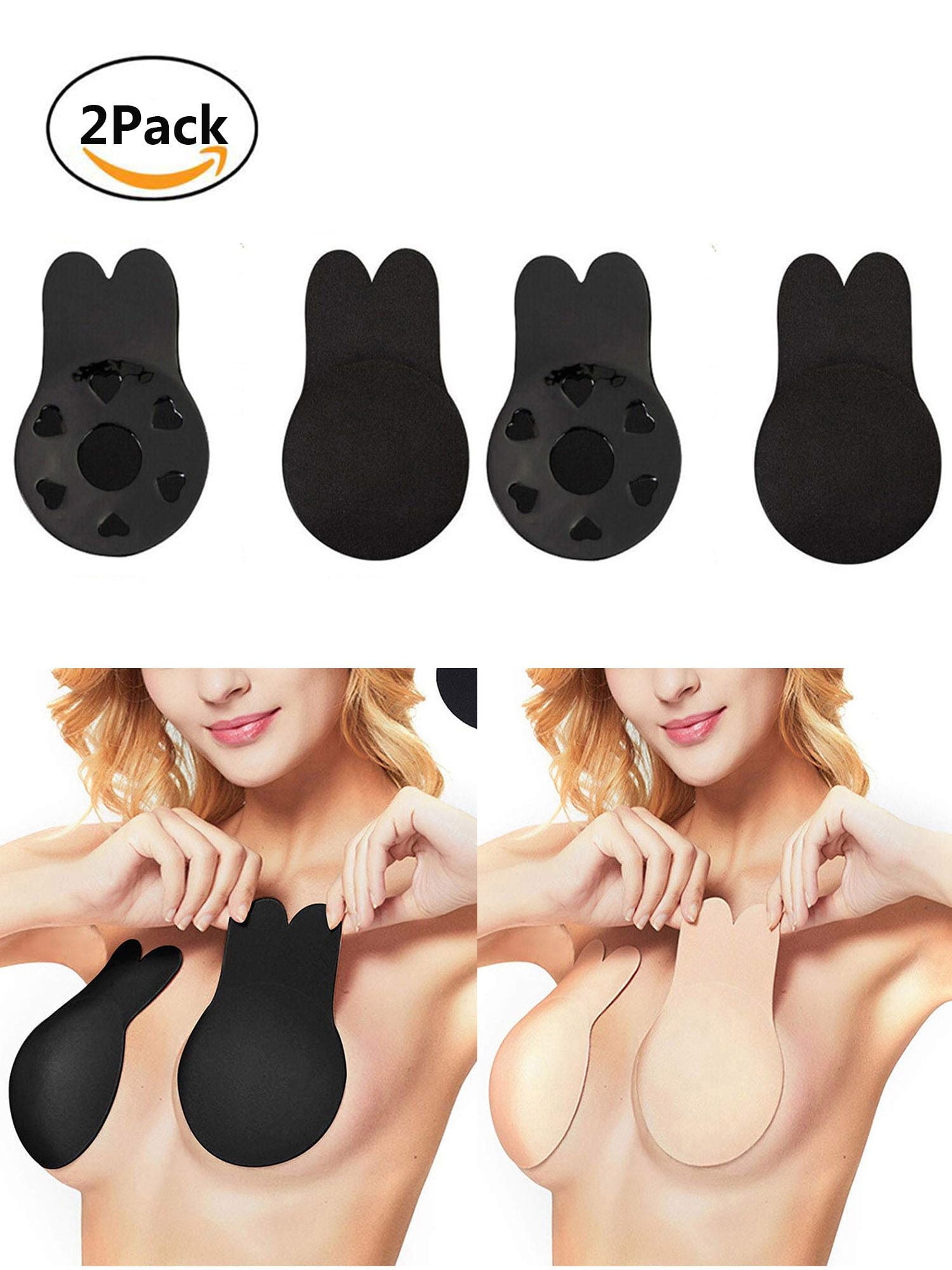 Factory Price Sexy Women's Rabbit Ear Silicone Self Adhesive Push