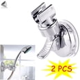 thumbnail image 1 of PULLIMORE 2 Pcs Adjustable Shower Head Handset Holder Bathroom Shower Head Bracket Suction, 1 of 6