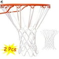 thumbnail image 1 of PULLIMORE 2 Pcs Replacement Basketball Net Heavy Duty All Weather Anti Whip Hoop Goal Rim Fits Standard Indoor or Outdoor (White), 1 of 9