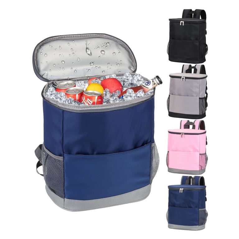 Insulated Cooler Backpack Leak Proof Thermal Bag Camping Beach Picnic Travel Camping Cooler Backpack 30 Cans Soft Backpack Coolers  main image 4