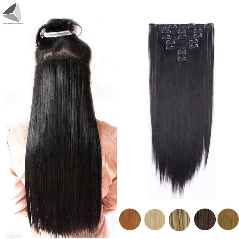 24” 16 Clips hair extension clip in Deago 24 main image 3