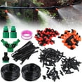 thumbnail image 1 of PULLIMORE 33FT Auto Drip Irrigation System Kits with Adjustable Dripper, 1/4" Blank Distribution Tubing Watering Drip Kit/DIY Water-Saving Sprinkler System for Greenhouse, Raised Flower Bed, Patio, 1 of 10