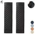 thumbnail image 1 of PULLIMORE 4 Packs Car Seat Belt Cover Pads, Leather Soft Shoulder Seatbelt Pads Cover, Helps Protect Your Neck and Shoulder (Black), 1 of 9