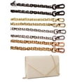 thumbnail image 1 of PULLIMORE 47" Handbag Chains, DIY Metal Shoulder Cross Body Bag Purse Replacement Straps with Metal Buckles (Gold), 1 of 7
