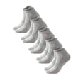 thumbnail image 1 of PULLIMORE Ankle Low-Cut Socks for Women Men, Cotton Thin Breathable Athletic Sock 5 Pairs (Gray,S), 1 of 9