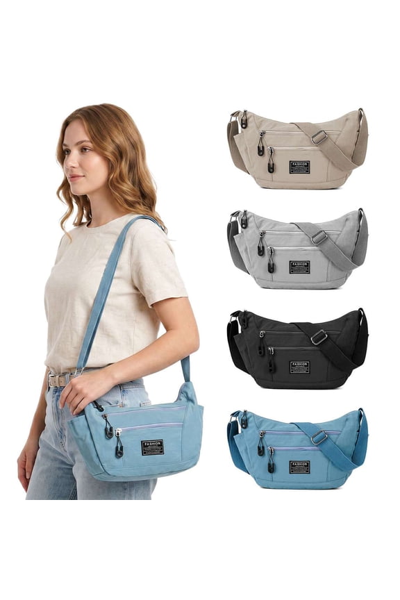 Crossbody Bags for Women Waterproof Nylon Shoulder Bag Roomy Multiple Pockets Messenger Purses Handbags