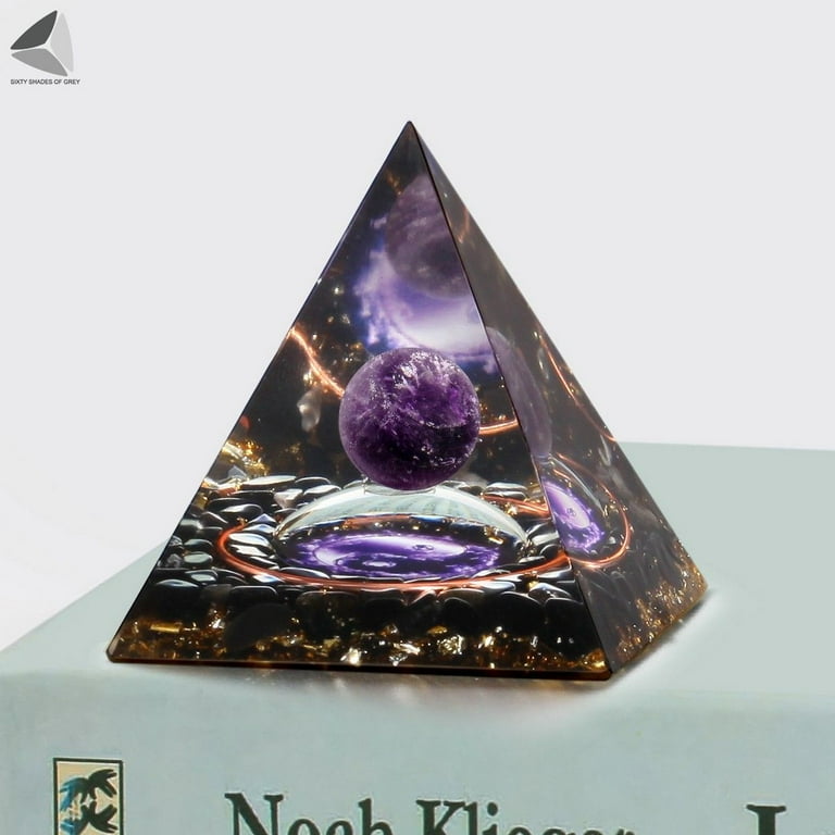 Purple Amethyst Reiki Stone Pyramid Chakra Heal Negative Energy Balance Crystal Purple Amethyst Reiki Stone Pyramid Chakra Heal Negative Energy Balance Crystal