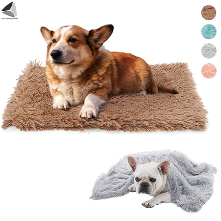 PULLIMORE Fluffy Fleece Pet Blanket for Dog Cat Soft And Warm Pet Cover Blanket Plush Mat Pad Bed Cover for Small Medium Large Dog Cat (S, Pink)
