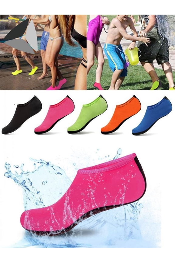 Men Women Barefoot Water Skin Shoes Quick-dry Socks Beach Swim Surf Exercise Shoes Aqua Sports