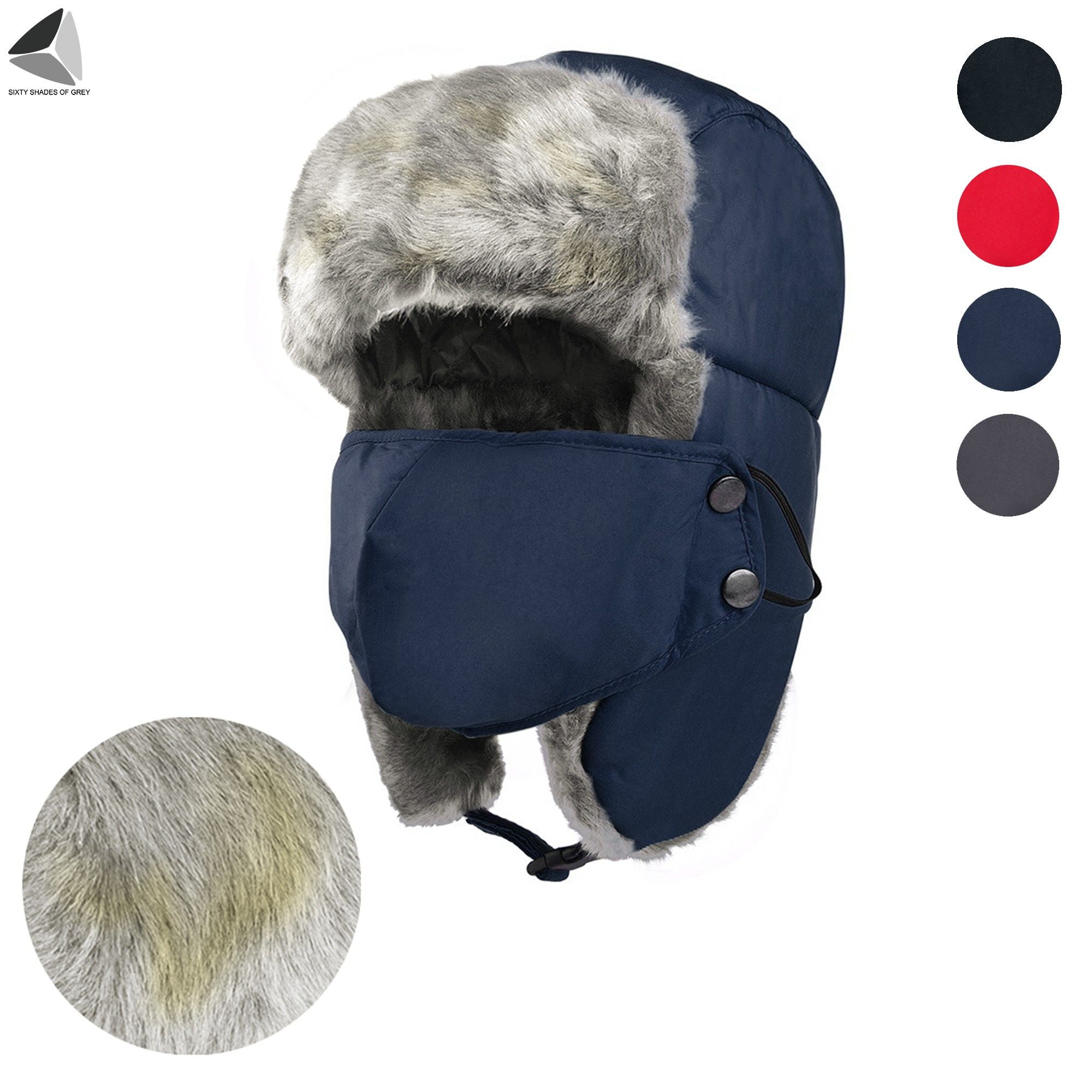PULLIMORE Men Women Trooper Trapper Hat Warm Winter Hats 