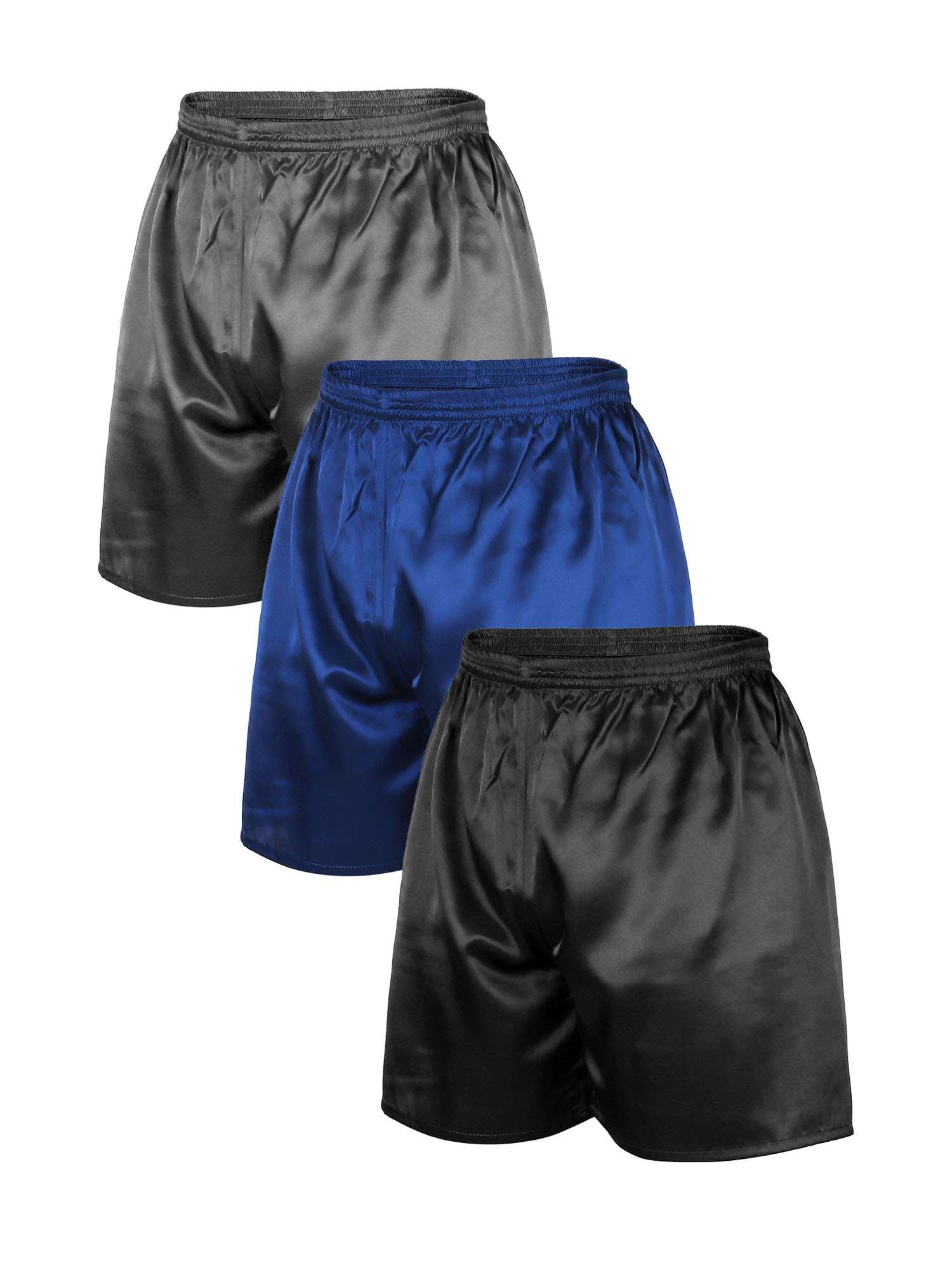 PULLIMORE Mens Summer Pajama Shorts, Lightweight Lounge Pant Soft Sleep