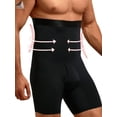 thumbnail image 1 of PULLIMORE Mens Tummy Control Shapewear Shorts High Waist SXLimming Body Shaper Boxer Briefs (XL, Black), 1 of 10