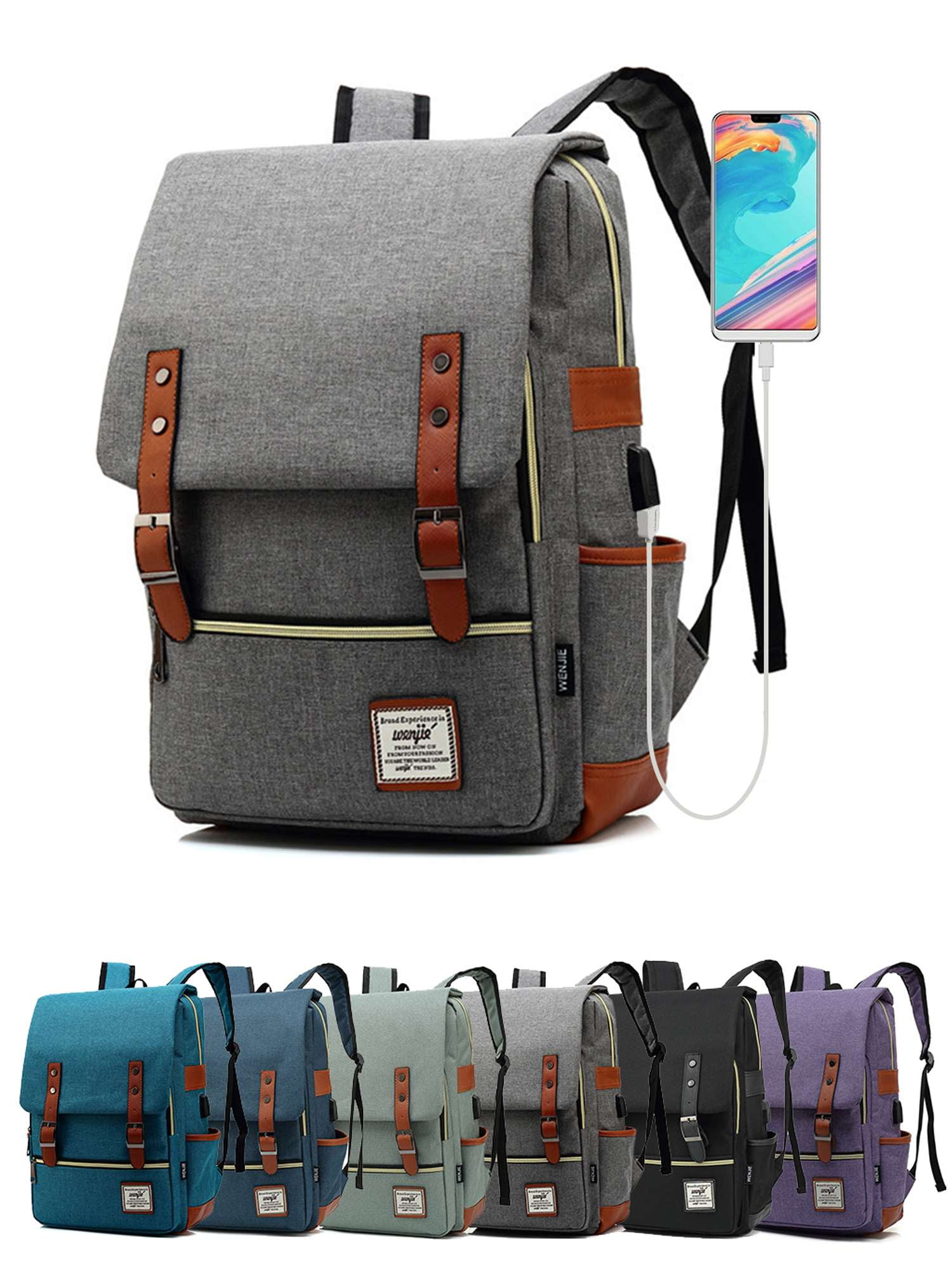 linear classic casual backpack