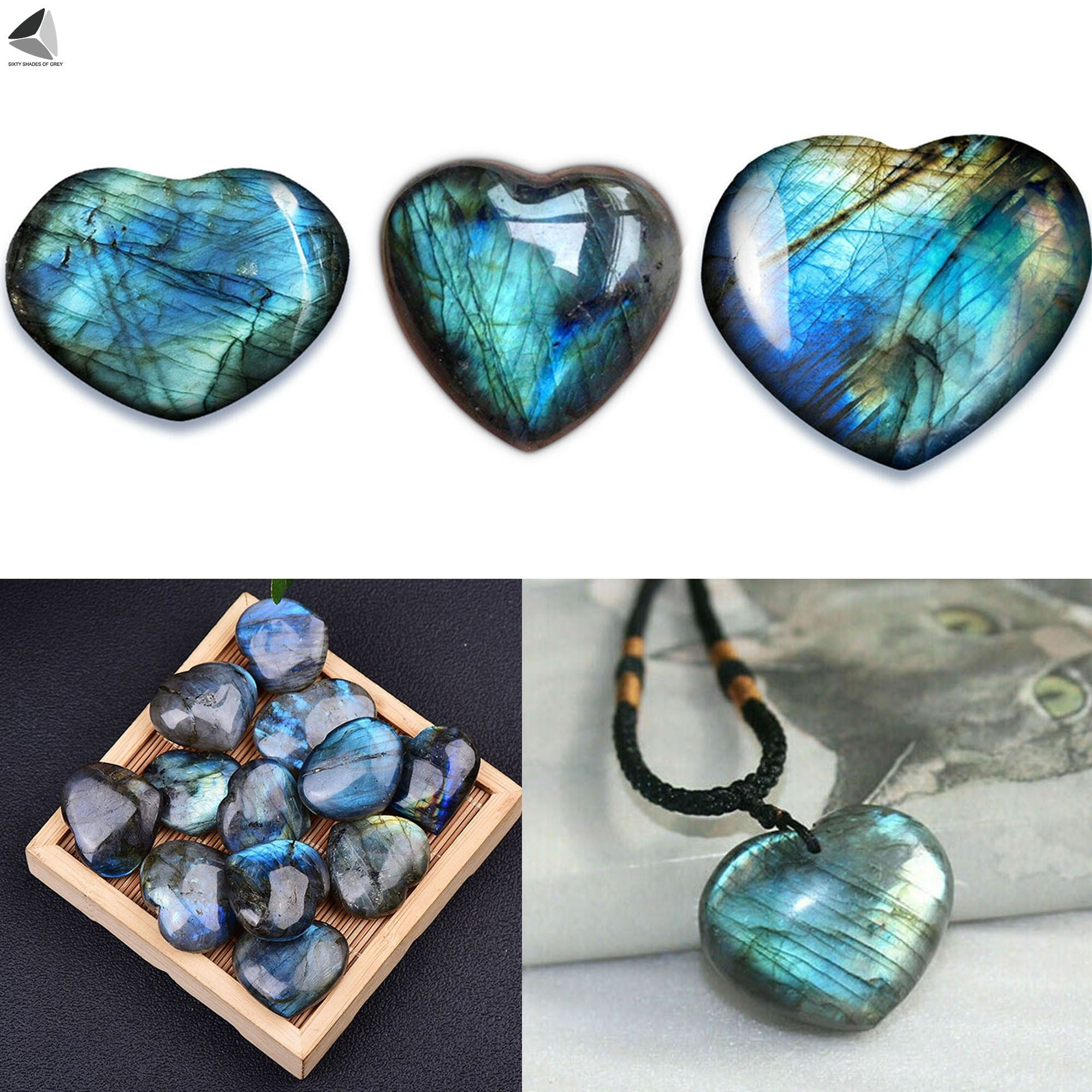 CRYSTAL BOTTLE OPENER GREY LABRADORITE CRYSTAL BOTTLE OPENER GREY LABRADORITE