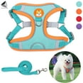 thumbnail image 1 of PULLIMORE No Pull Dog Harness Leash Set Reflective Adjustable Easy Control Pet Chest Vest for Small Medium Dogs (M, Blue), 1 of 8