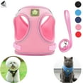 thumbnail image 1 of PULLIMORE No Pull Dog Harness No Choke Reflective Pet Vest Adjustable Breathable Mesh Harnesses with Leash for Small Dogs Cats Walking (M, Pink), 1 of 9
