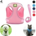 thumbnail image 1 of PULLIMORE No Pull Dog Harness No Choke Reflective Pet Vest Adjustable Breathable Mesh Harnesses with Leash for Small Dogs Cats Walking (S, Pink), 1 of 9