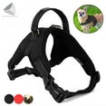 thumbnail image 1 of PULLIMORE No-Pull Dog Harness Safety Reflective Pet Vest , Adjustable Dog Walking Harness Comfort Control for Small Medium Large Dogs (Black, S), 1 of 10