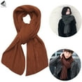 thumbnail image 1 of PULLIMORE PULLIMORE Large Soft Warm Scarf for Women & Men Winter Fashion Knit Shawl Wraps Blanket Scarves (Caramel), 1 of 10
