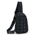 thumbnail image 1 of PULLIMORE Quilted Puffy Sling Bag - Adjustable Crossbody Purse with 2-Way Zipper (5 Colors), 1 of 7