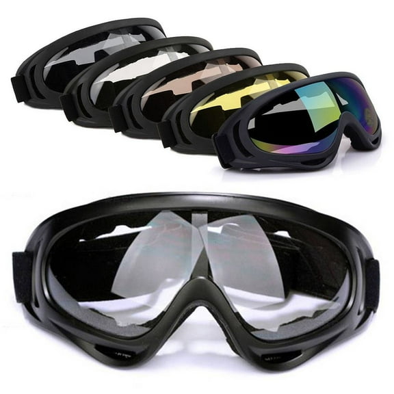 PULLIMORE Ski Snowboard Goggles UV Protection Windproof Anti-Fog Snow Goggles for Men Women Youth(Transparent)