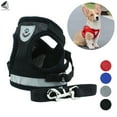 thumbnail image 1 of PULLIMORE Step-in Air Dog Harness Pet Vest No Pull No Choke Adjustable Dog Harnesses with Padded Vest for Small Dogs Cats (XL, Black), 1 of 9